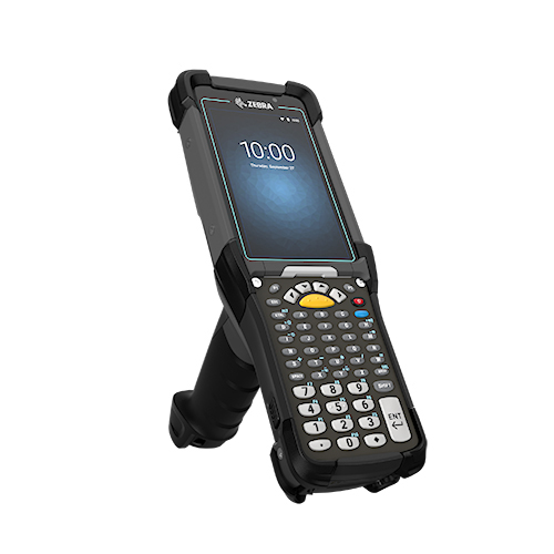 Computer mobile Zebra Android con schermo touch, tastierino e grilletto