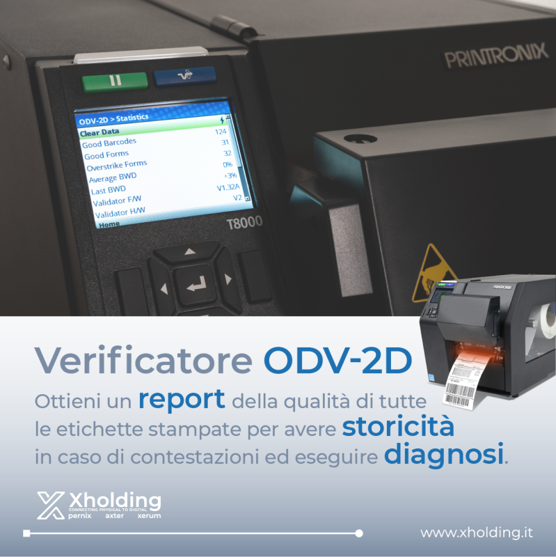 Report etichette verificate con ODV-2D